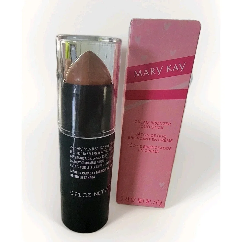 Mary Kay CREAM BRONZER DUO STICK Honey & Luster 201246‎ NOS